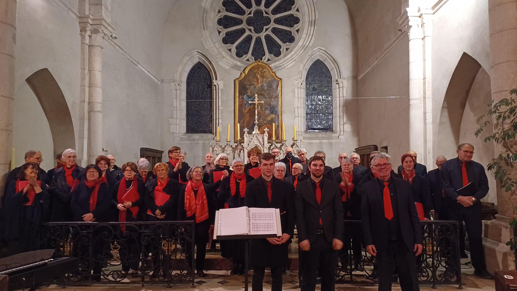 Concert avec le choeur d'hommes